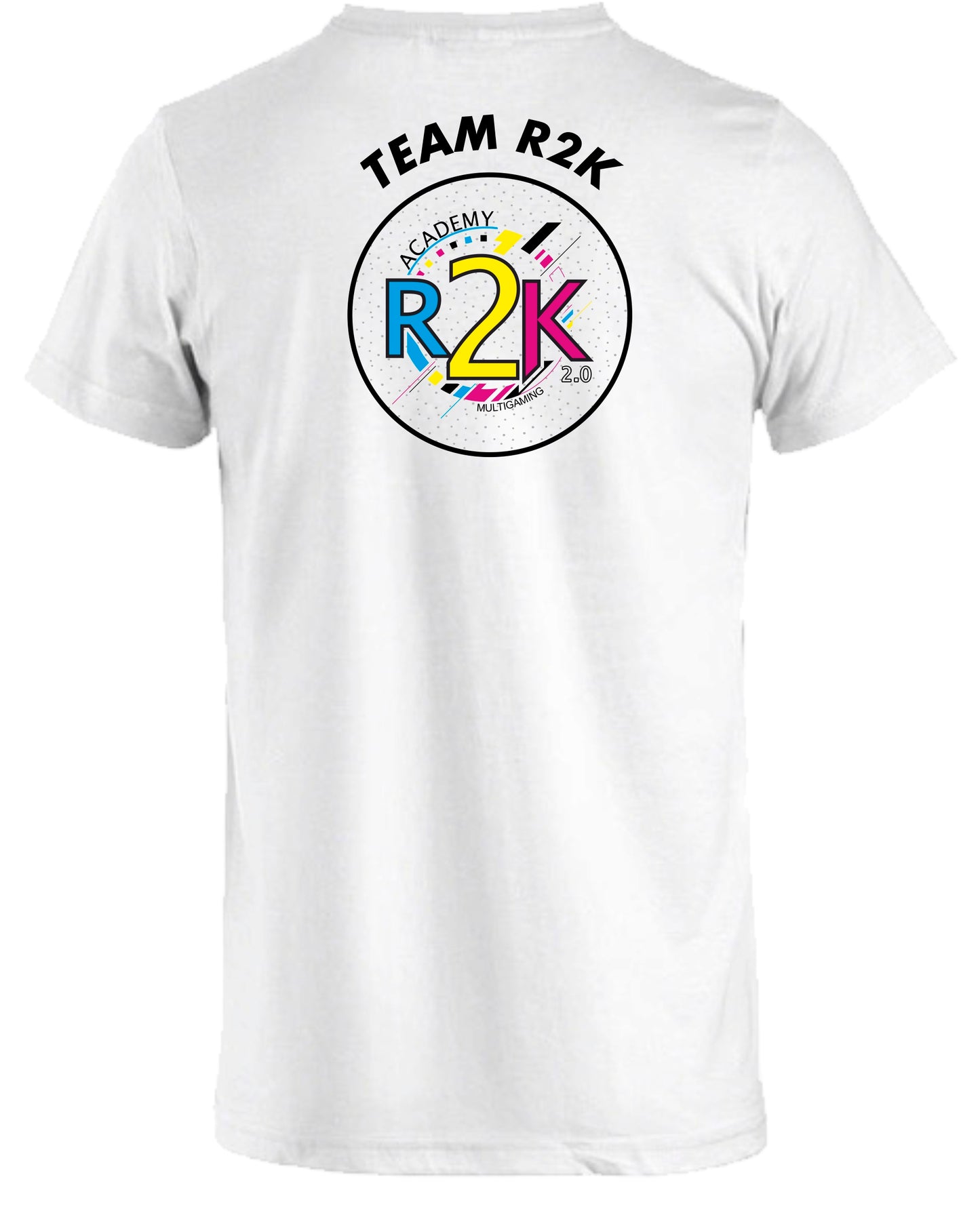 T-Shirt Bianca TEAM R2K light blu