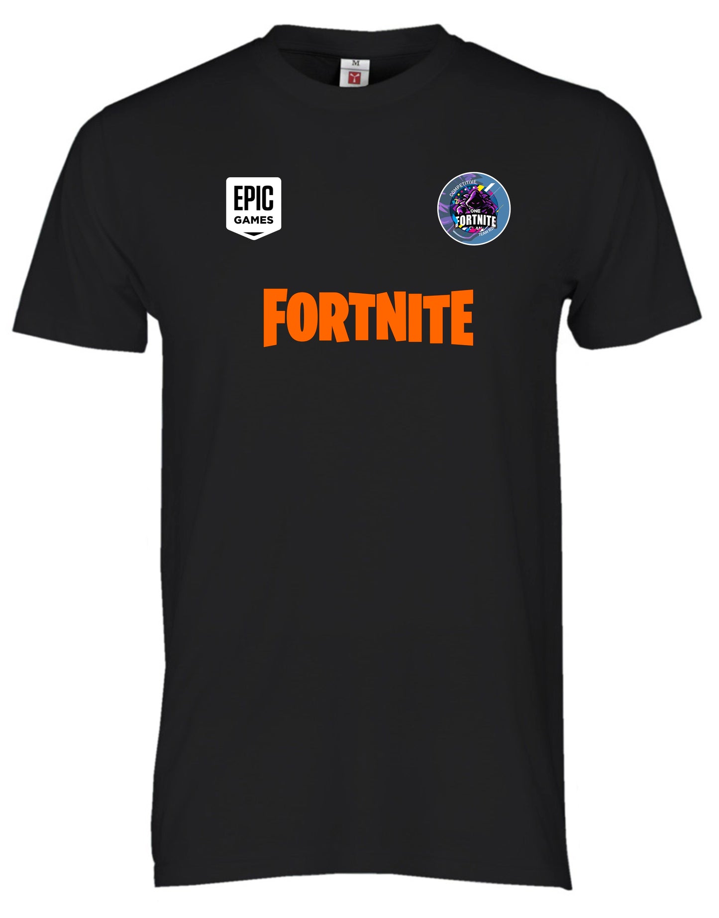T-Shirt Nera TEAM R2K orange