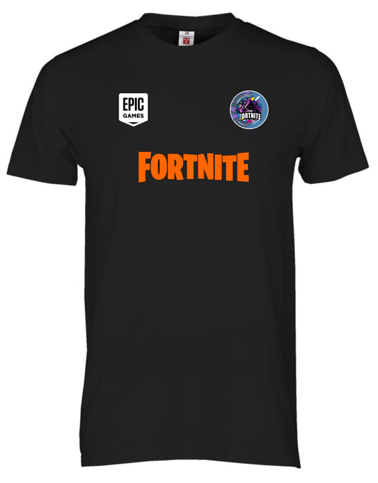 T-Shirt Nera TEAM R2K orange