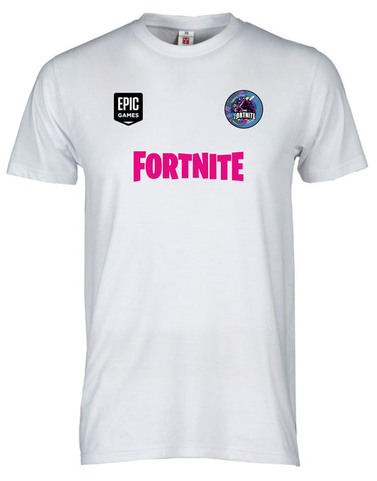 T-Shirt Bianca TEAM R2K pink