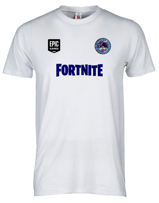 T-Shirt Bianca TEAM R2K blu