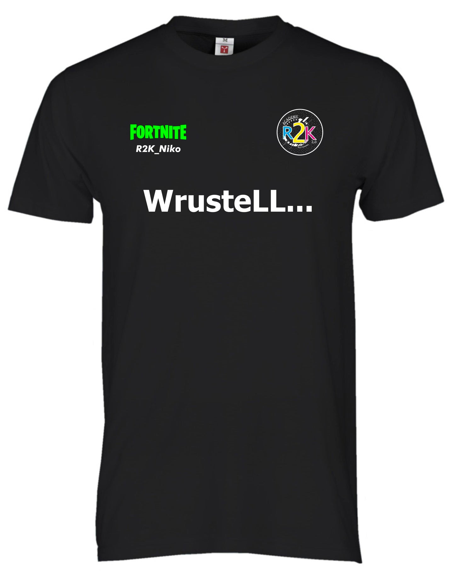 T-Shirt nera WRU